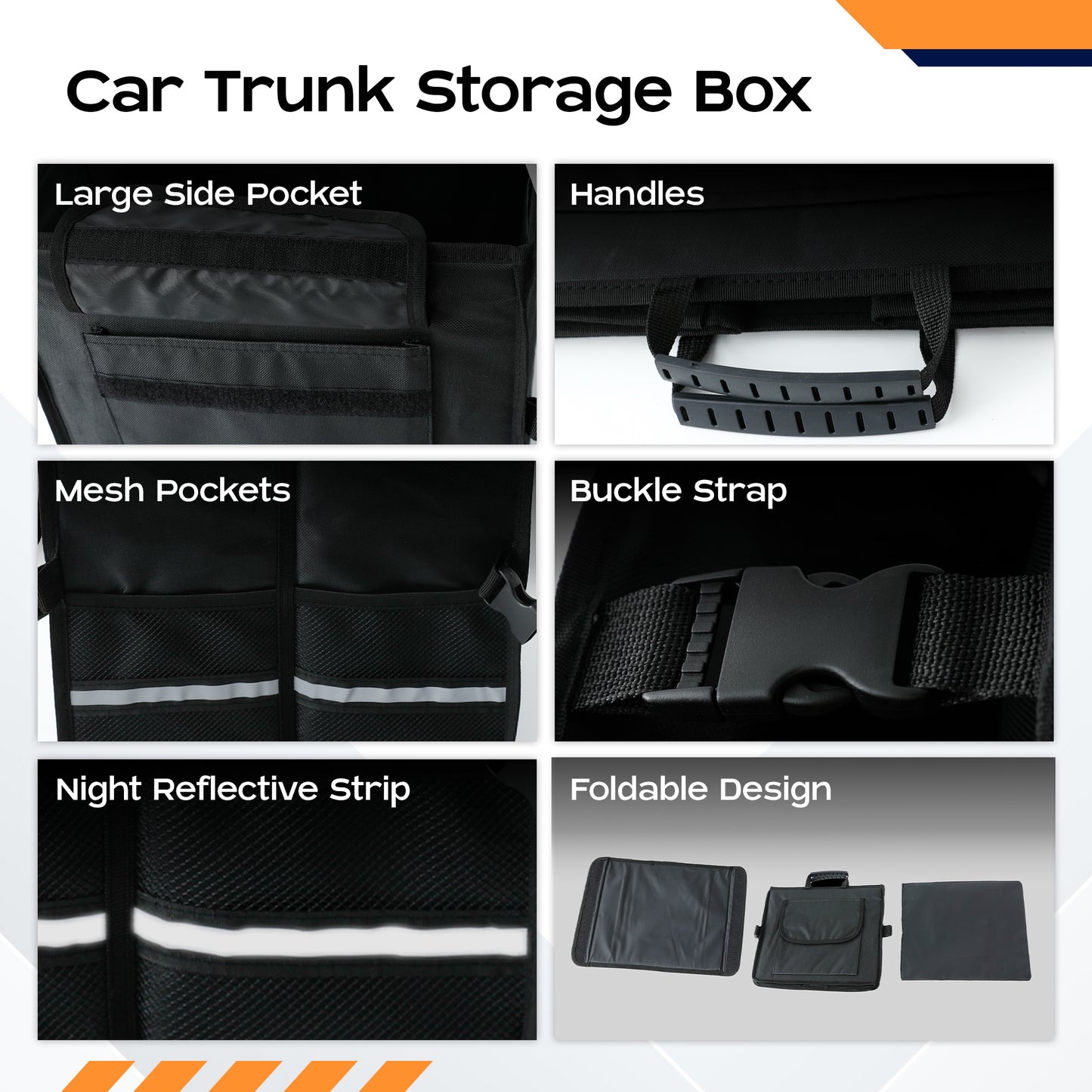 Carbinic collapsible car storage - stylish vehicle accessory